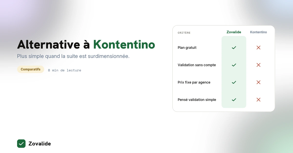Alternative à Kontentino : pour qui la suite est surdimensionnée