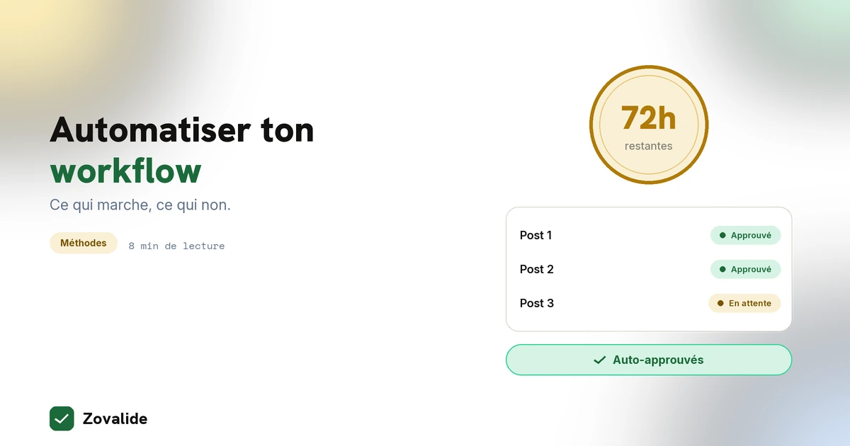 Automatiser son workflow de community manager : ce qui marche, ce qui non