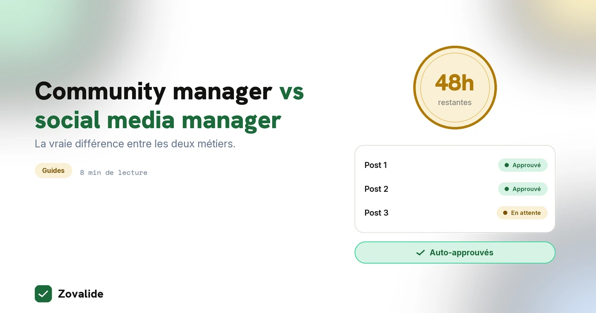 Community manager vs social media manager : la vraie différence entre les deux métiers