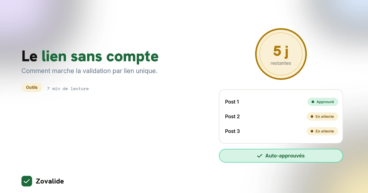 Lien de validation client sans compte : comment ça marche