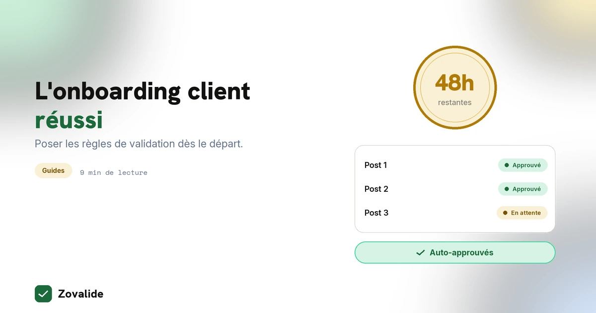 Onboarding client en community management : poser les règles dès le départ