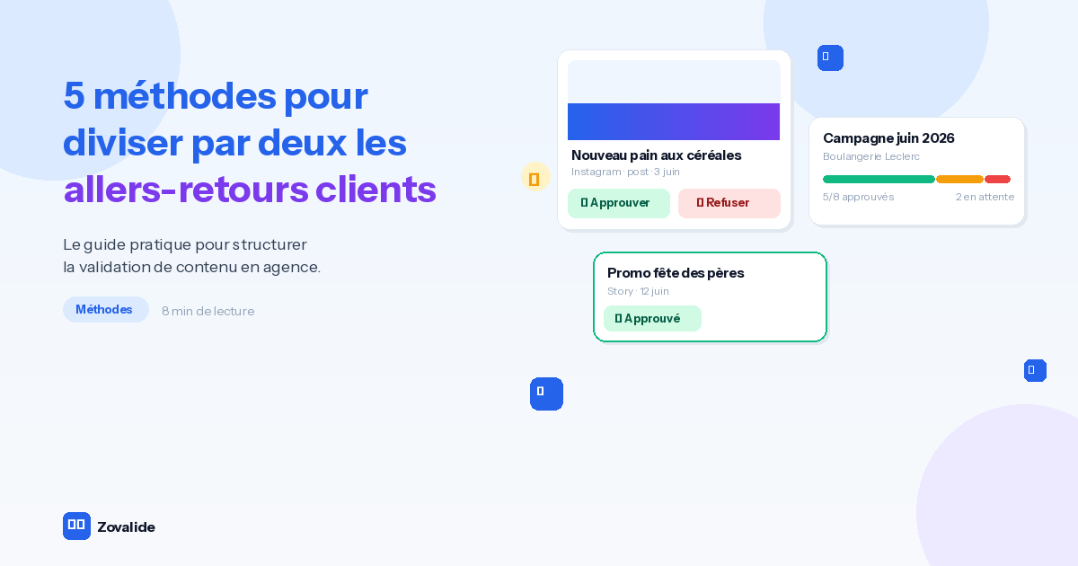 5 méthodes pour diviser par deux les allers-retours clients