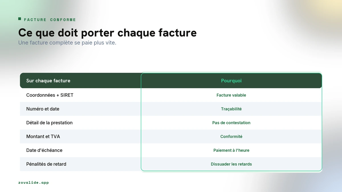 Les mentions obligatoires et bonnes pratiques d'une facture en agence social media